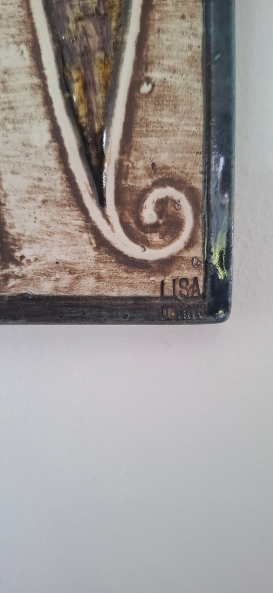 Image 1 of Lisa Larson Gustavsberg azulejo Elefante