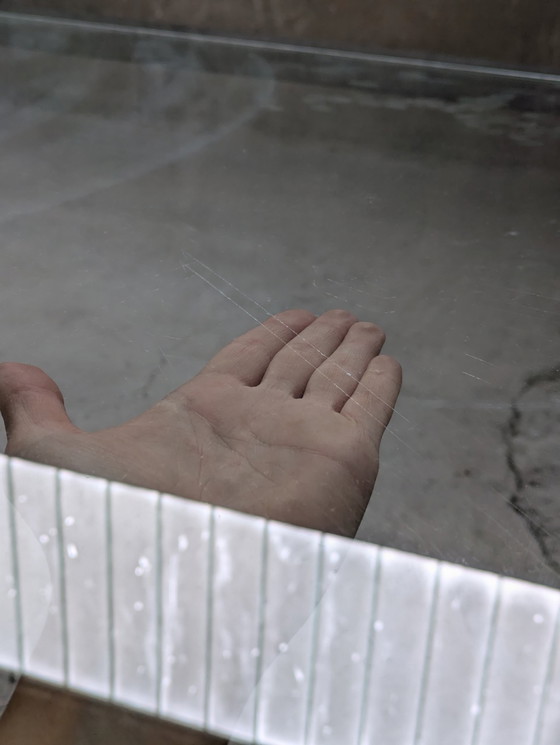 Image 1 of Azucena - Luigi Caccia Dominioni - Tavolo - Bande cromate T10 - Cristallo