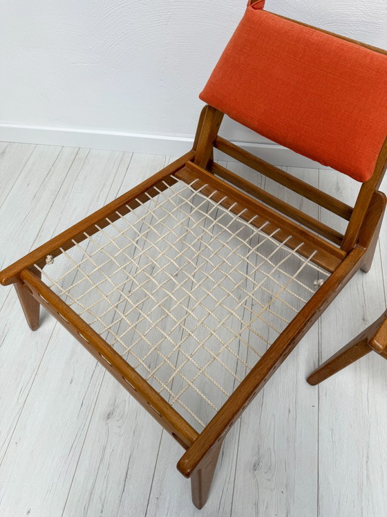 Image 1 of 1960s Vintage ‘Hunting Chair’ Lounge Seating Set with Ottomans by Heinz Heger for PGH Annaberg-Buchholz