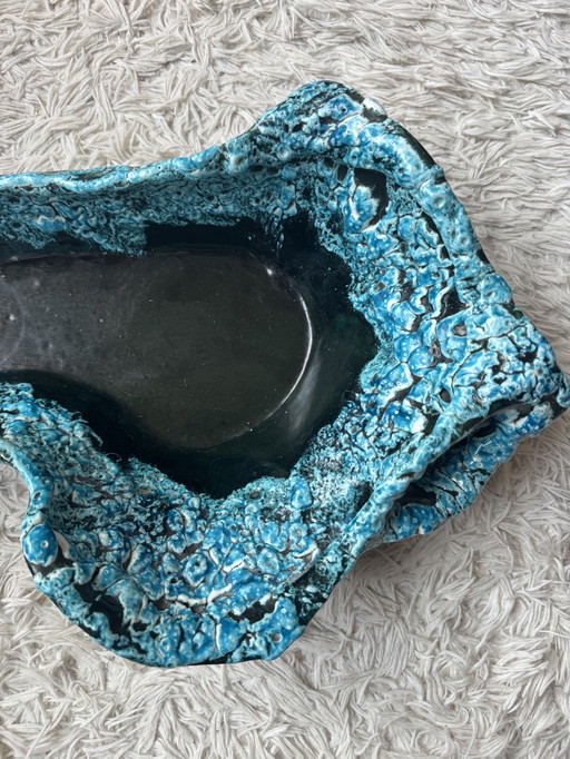 Large ceramic trinket tray from Luc Vallauris, 1960s