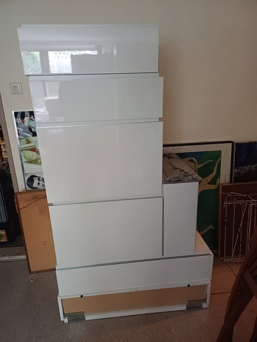 Interlubke drawer cabinets high gloss 7x