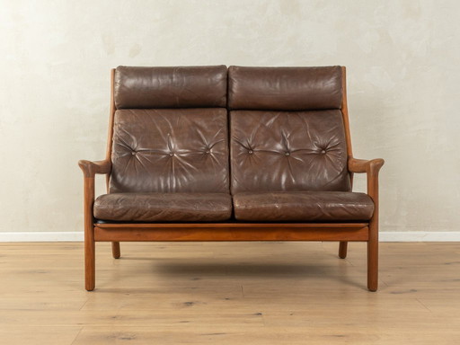 2-seater Leather Sofa by Georg Thams for A/S Vejen Polstermøbelfabrik
