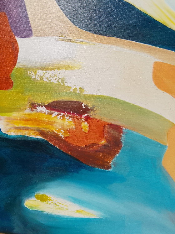 Acrylic painting #Wind 100x100cm – joart, Paintings & Drawings, Canvas (photo 9 of 15)