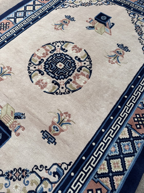 Image 1 of Antiker chinesischer Teppich aus Peking