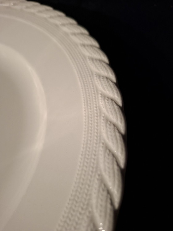Dinner plate RALPH LAUREN Clearwater 1992, wedgwood, Tableware, Ceramic, White (photo 5 of 6)