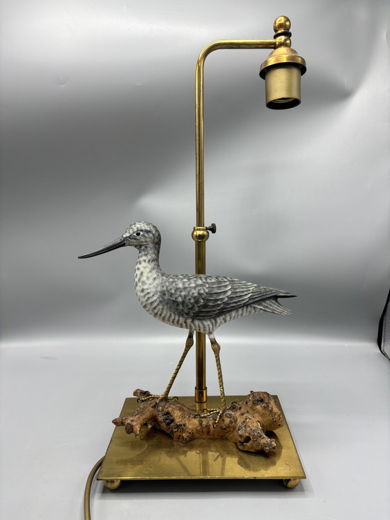 Image 1 of Hollywood-Regency-Vogel-Tischlampen