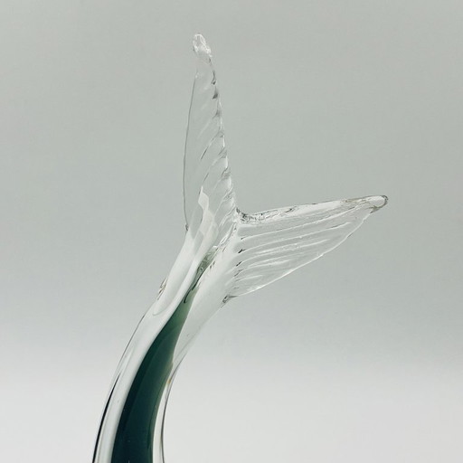 Schwertfisch-Skulptur aus Formia Murano Glas