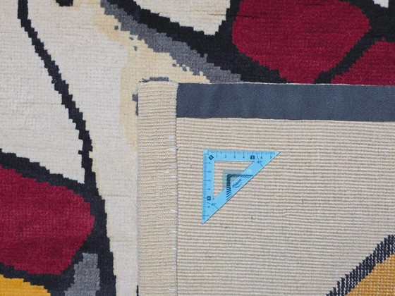 Handgeknoopt wollen tapijt – geïnspireerd op Fernand Léger, moderne kunst, 275x200cm – Vloerkleden en tapijten (photo 9 of 9)