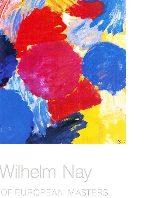 Image 1 of Nay, Ernst Wilhelm - Azul extático - Colección de Maestros Europeos
