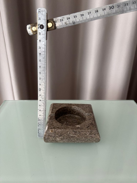 Cenicero cuadrado de piedra, Gris, Accesorios de mesa, Modern (foto 7 de 7)