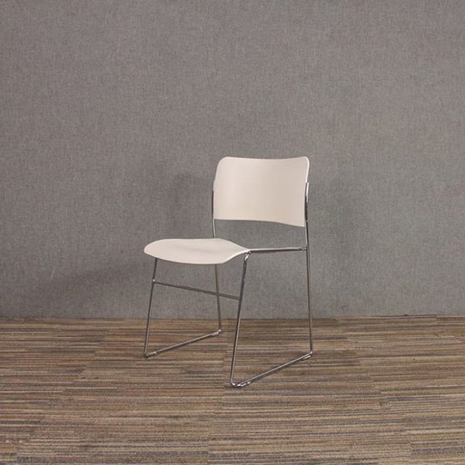 6x Chaises de cantine empilables HOWE 40-4