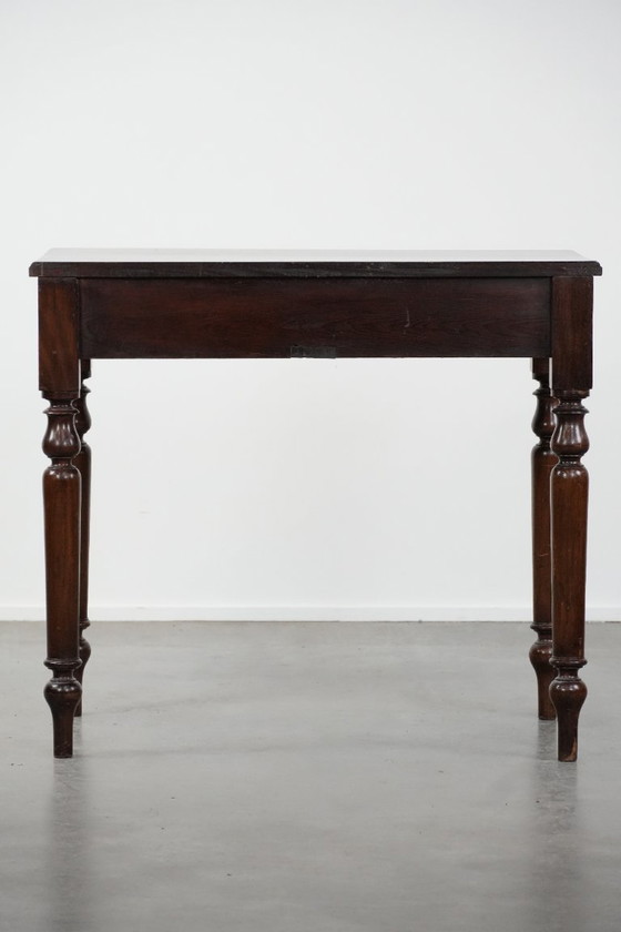 Image 1 of Beautiful, subtle antique English hallway cabinet/side table from the late 19th century