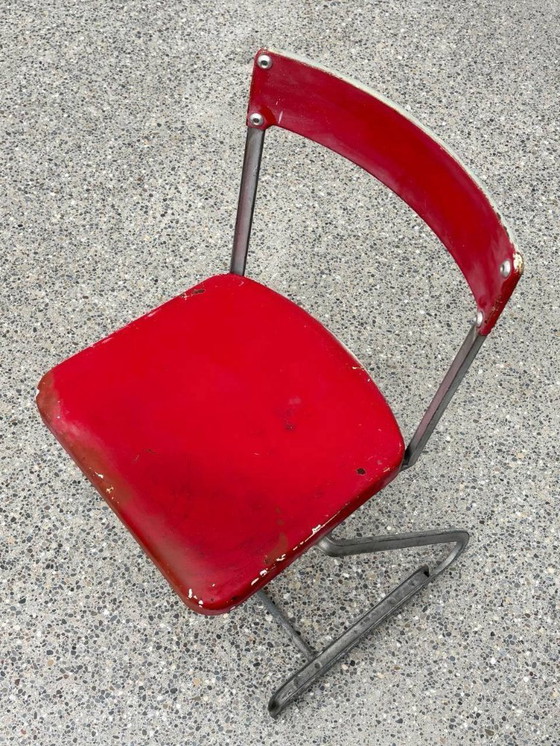 Image 1 of Set aus 2 Stühlen mit Tisch von Cindy Crawford Steiger für Embru, 1930er Jahre