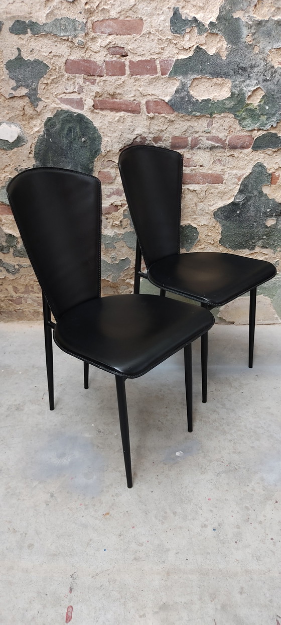 Image 1 of Esszimmerstühle im postmodernen italienischen Design