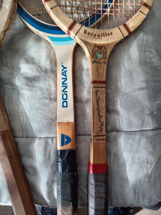 4 racchette da tennis vintage in legno – Donnay, Oggetti decorativi, Tessile (photo 3 of 7)