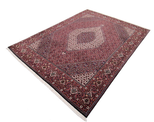 Tapis persan original noué à la main Bidjar Takab Très fin Noué 253 X 202 cm Top condition