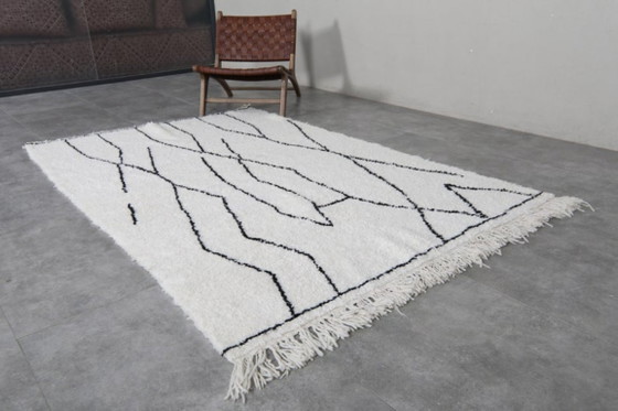 Image 1 of Tapis marocain moderne Beni Ourain 3 x 2 m