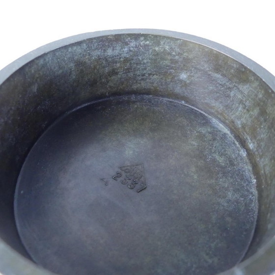 Image 1 of Relief Vase 2337 made of disco metal by Just Andersen, Denmark, 1940s
