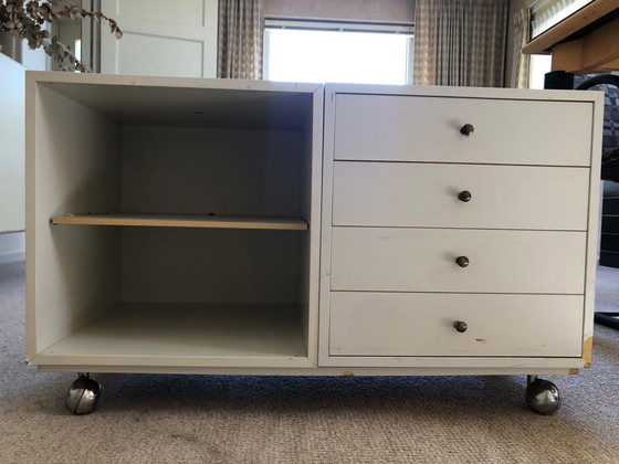 Image 1 of Switched Pastoe Cube Cabinets with Wheels