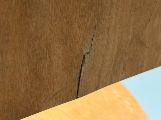 Image 1 of Set van 3 Armin Wirth klapstoelen van gevormd multiplex, Zwitserland, jaren 1950/60.