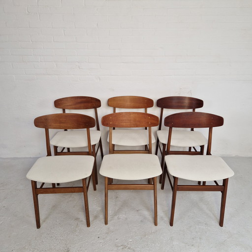6 SAX Deens design eetkamerstoelen 