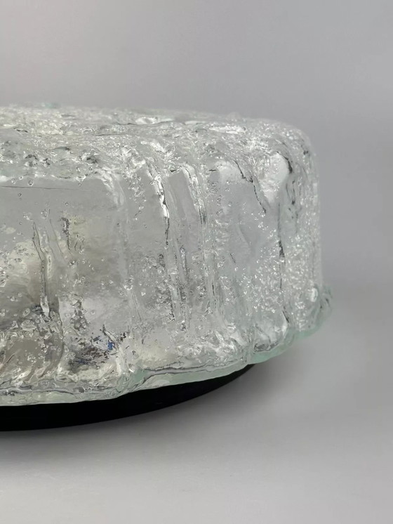 Image 1 of 60er 70er Jahre Deckenlampe Glashütte Limburg Germany Plafoniere Space Age