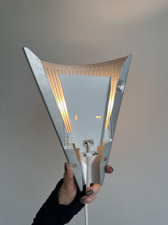 Image 1 of Vintage IKEA Klyka Wall Lamp Design Post Modern Silver