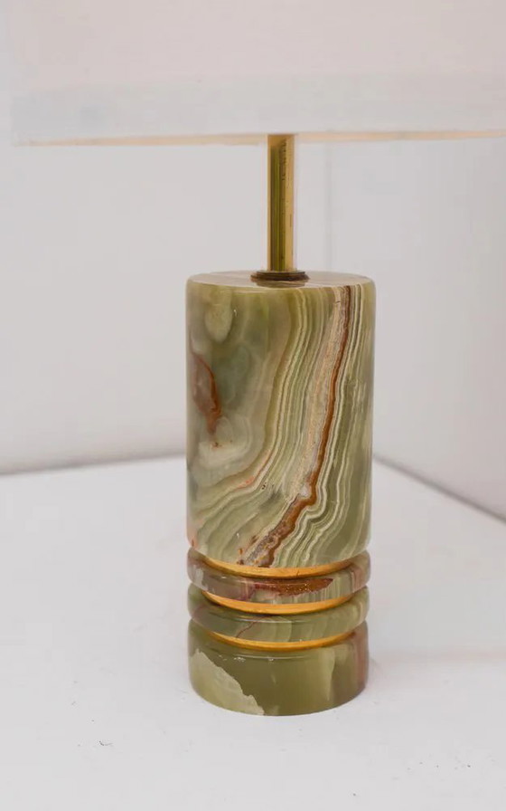 Image 1 of Mid-century modern Italian brass table lamp, 1970s