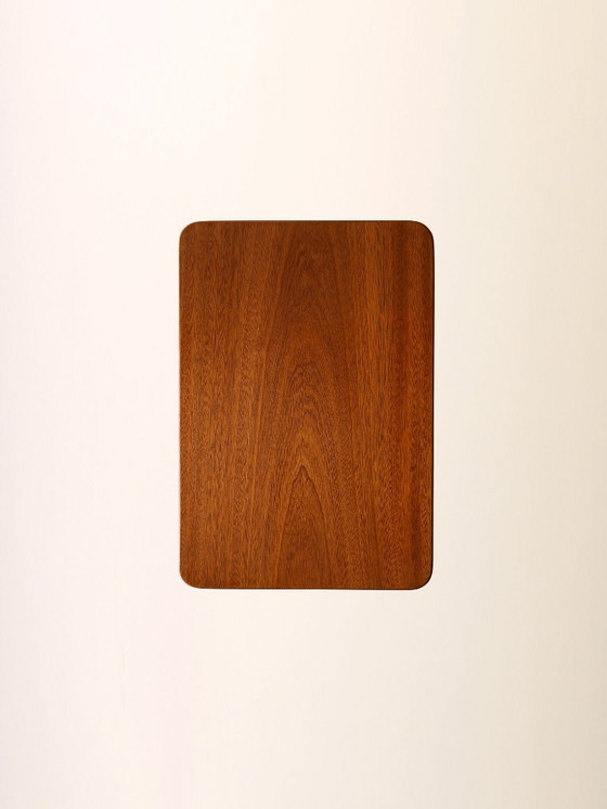 Image 1 of Comodino scandinavo in teak e mogano degli anni '50