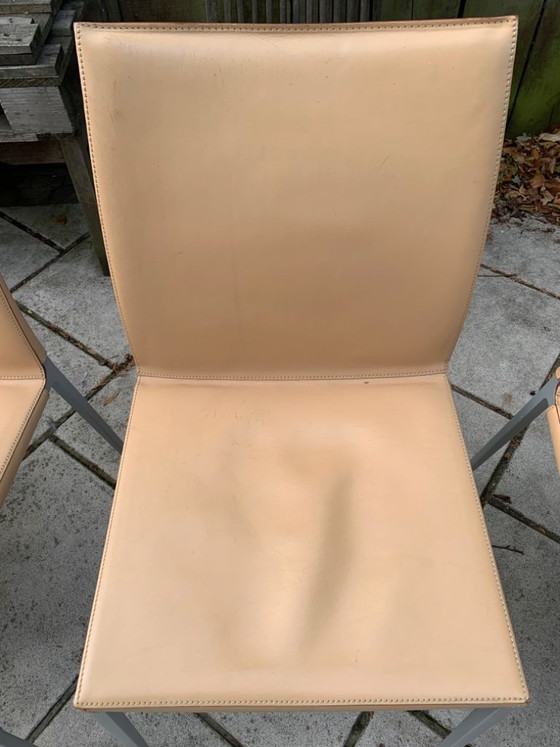 Image 1 of Set of 6 Zanotta chairs