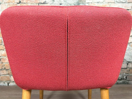 Sancal Tee – Korallenrotes Holz | José Manuel Ferrero – Esszimmerstühle, Textile, Wood (photo 8 of 12)