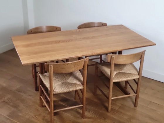 Image 1 of Vintage Børge Mogensen C18 Shaker table for FDB Møbler, Denmark 1965