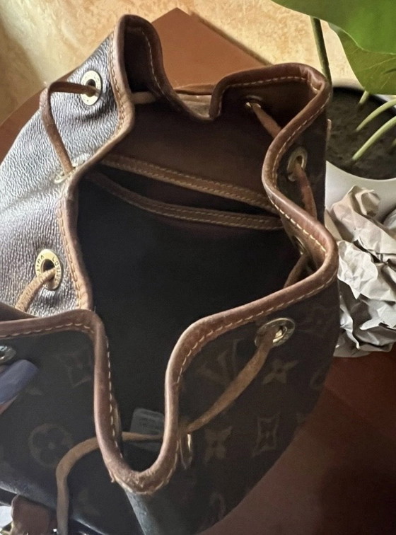 Louis Vuitton Montsouris PM Rugzak – Rugzakken, Leer, Canvas (photo 8 of 10)