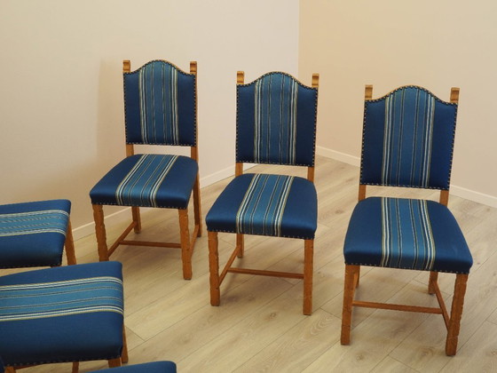 Image 1 of Set di sei sedie in rovere, design danese, anni '60, designer: Henning Kjærnulf