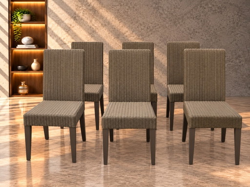 4 X Vincent Sheppard (Lloyd Loom) chairs
