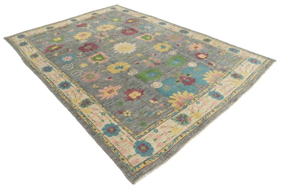 Hand-knotted Ushak Rug 344x243 No 2341 – Ushak Teppich, Rugs & carpets, Wool (photo 2 of 9)