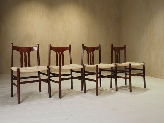 Image 1 of ensemble de chaises danoises