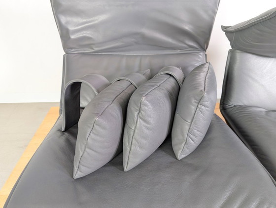 Image 1 of Koinor Free Motion Edit 2 Sofa Couch Ecksofa Leder Balkeneiche