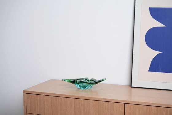 Image 1 of Plat en verre de Murano, design italien, années 1960, fabriqué en Italie