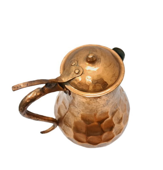 Image 1 of Brocca in rame d'epoca con coperchio