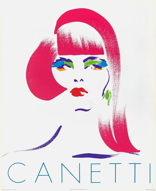 Michel Canetti Nina Siebdruck 1988