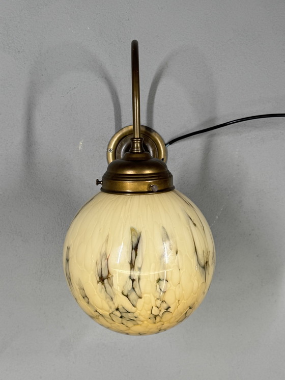 Image 1 of Suggestiva lampada da parete vintage marmorizzata di AGI Verlichting (Almelo)