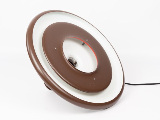 Suspension Optima vintage danoise par Hans Due, Fog Og Morup, années 1970 – Fog & Mørup, Aluminium (photo 9 of 12)