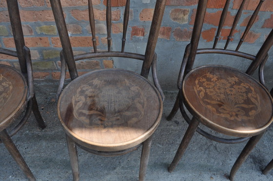Dining Chairs from Thonet, 1930s, Set of 4 (photo 5 of 7)