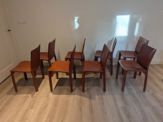 Image 1 of 8 dining chairs Cassina Cab 412