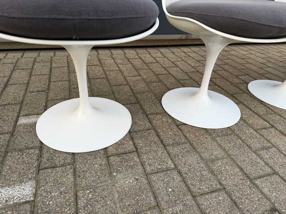 Image 1 of 4x original Knoll Tulip dining chairs by Eero Saarinen