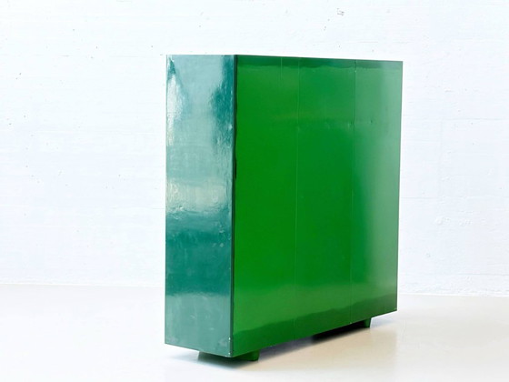 Image 1 of Zeldzame metalen kast van Arredamenti Metallici, Meneghello, Italië, jaren 50