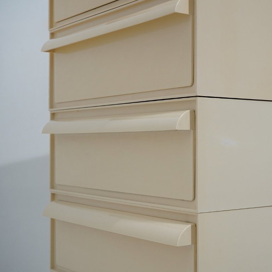 Image 1 of Cómoda modular diseñada por Simon Fussell para Kartell, década de 1970.