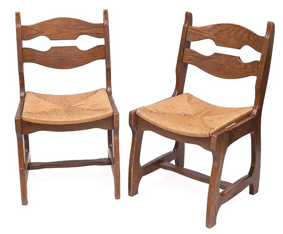 Set di 6 sedie di Guillerme e Chamberron – Guillerme et Chambron, Sedie da pranzo, Wood, Vintage (photo 4 of 9)