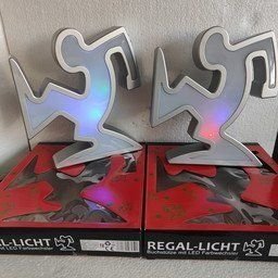 Image 1 of La Linea - Lamp after Osvaldo Cavandoli, Keith Haring - Set of 2 1990